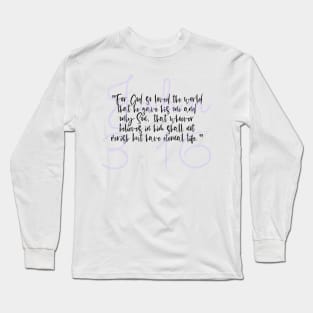 John 3:16 Long Sleeve T-Shirt